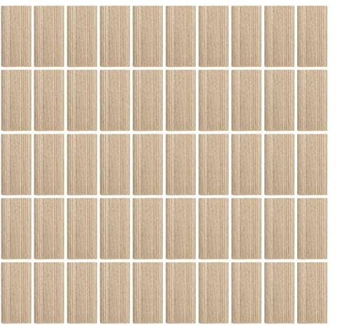 50pcs Holzdübel, Buchenholz Domino Tenon Stopper Holzdübel Stifte 6 X 40 Mm Dulwellstangen Zum Handwerk von Holzbearbeitungsmöbeln Spleißanschluss