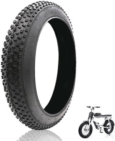 YUMEIGE 26 4.0 Reifen | 26 4.0 Reifen Fatbike | 26x4.0 Reifen Fahrradreifen Elektro-Schneemobil Strand Fat Tires MTB-Fahrrad | 26 Zoll 5-30psi 40-210Kpa Fat Tires | Braun
