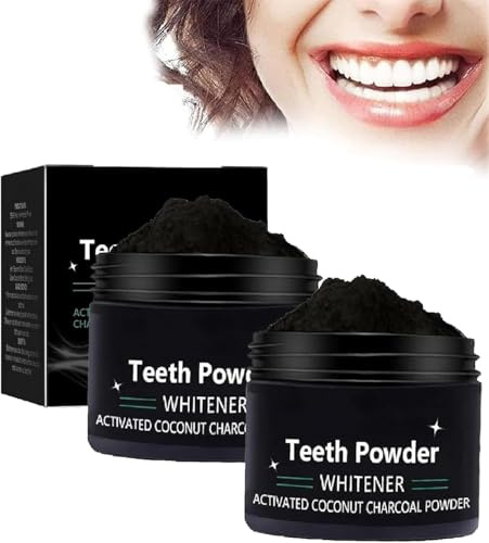 Poudre de blanchiment dentaire naturelle, nettoyage en profondeur, blanchiment naturel, détachant efficace et alternative au dentifrice