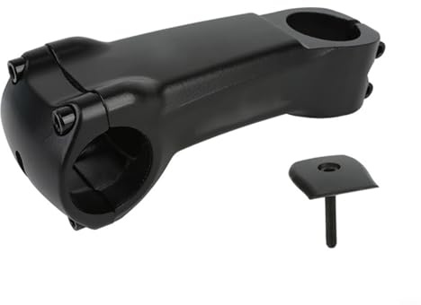 Violiica Potence de vélo de route de 31,8 mm - Construction en alliage d'aluminium intégrée - Design absorbant les chocs - Composant de cyclisme pour guidon standard (noir)