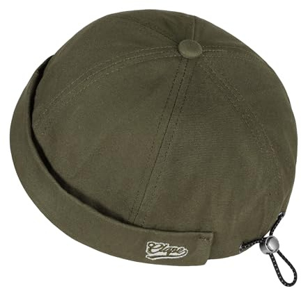 CLAPE Casquette sans Visière pour Homme Femme Coton Pliable Bonnet Docker | Léger,Réglable,Unie,Unisexe Casquette Marin pour Plein Air,Streetwear,Voyage,Pêche
