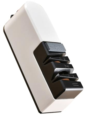 AMSLSIU Affûteur De couteaux professionnel Interface USB entraînement électrique ABS Afilador De Cuchillos Electrico affûteurs couteaux électriques