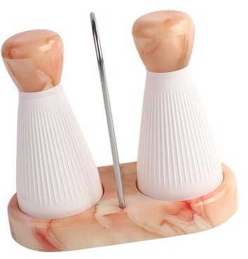 Kaeltsyn Molinillo de pimienta manual profesional con agarre ergonómico y funcionamiento suave para condimentos molidos, juego de agitadores de condimentos