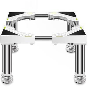 Sockel Tiefkühltruhe Untergestell 10in Höhenverstellbare Füße Kühlschrankständer Podest für Trockner Verstellbare 18in-25in Sockel für Geschirrspüler Maschinen Sockel Antivibrationsmatte