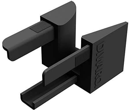 DIWARO. Einlauftrichter 47 x 40 mm | Sonderanfertigung | Paar | weiß, schwarz oder braun (schwarz)