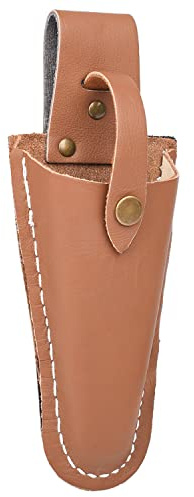 NAUZE Funda de cuero para tijeras de podar de jardín, funda protectora para alicates, tijeras de podar, tijeras y herramientas
