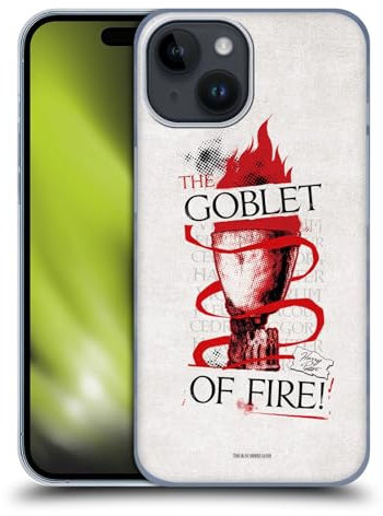 Head Case Designs Licenciado Oficialmente Harry Potter Cáliz de Fuego Cáliz de Fuego I Carcasa rígida Compatible con Apple iPhone 15