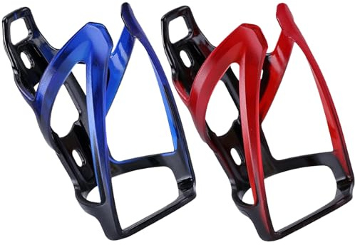 Quixotical 2 Stück Fahrrad Flaschenhalter – Farbverlauf Trinkflaschenhalter, leicht & langlebig, für MTB, Rennrad, Mountainbike & Sportflaschen