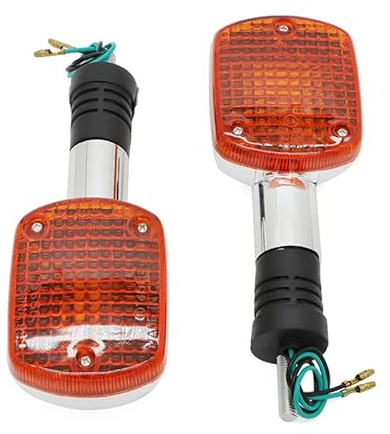 GFDSGRE Blinker Motorrad 2PCS Blinker Blinker Licht Fit for Honda VF250 VF750 Rebel CA250 CMX250 CMX400 Blinker Motorrad Motorrad Blinker