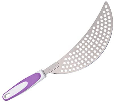 WATIIFUFU 1pezzi Scolapasta Acciaio Inossidabile Con Manico Plastica Utensile Da Cucina Per Scolare Pasta e Riso