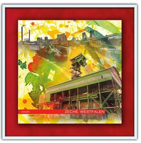 RAY - RAYcities - Ahlen - Zeche Westfalen 2 - Leinwand Bild als Galerie-Giclée-Druck auf Platte - mit Aluminiumrahmen - orig. handsigniert vom Künstler RAY
