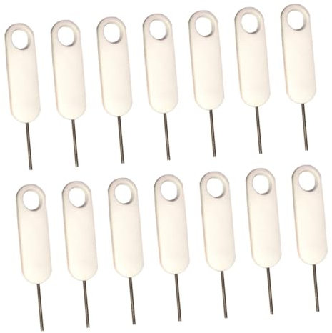 OSALADI 20pezzi Estrattore per Schede Sim per Telefono Aghi per Rimozione Sim Strumenti Creativi per Pin per Schede Materiali di Acciaio Inossidabile Sicuro