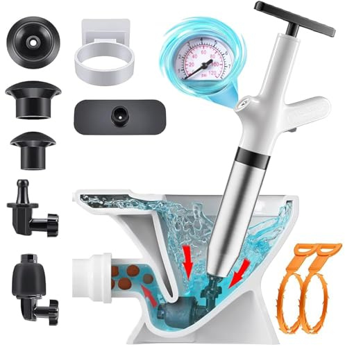 NiC IS COCNG Pömpel WC,wc verstopfung beseitigen, Pümpel Toilette Universell für Küche, Badezimmer, Dusche Abfluss Waschbecken und Rohrleitungen (BT)