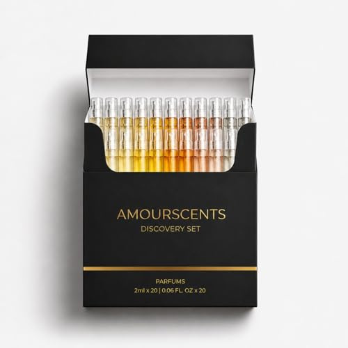 The Discovery Set - 20 Designer Inspired Luxury Fragrance Samples, Extrait De Parfum, Long Lasting Perfume For Women Alternative Scents, Aftershave Tester Gift Set (Women Set)