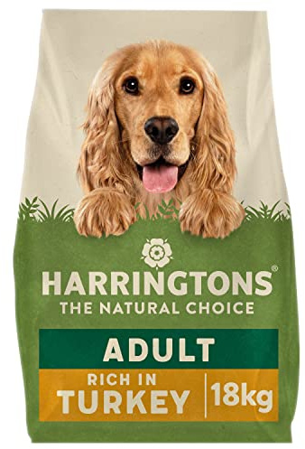 Harringtons Complete Dry Adult Dog Food Turkey & Veg 18 kg - Made with All Natural Ingredients