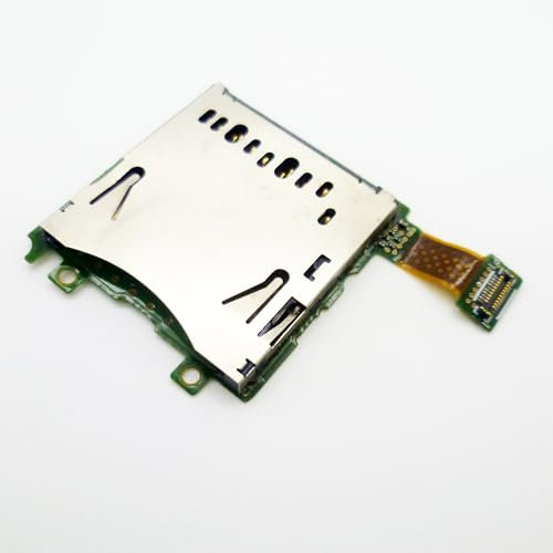 Memory Card Reader Slot Socket Tray with PCB Board Replacement Compatible With Nintendo 3DS SD