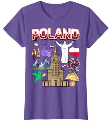 Polska Polish Ideas For Kids & Polish Folk Poland Flag T-Shirt