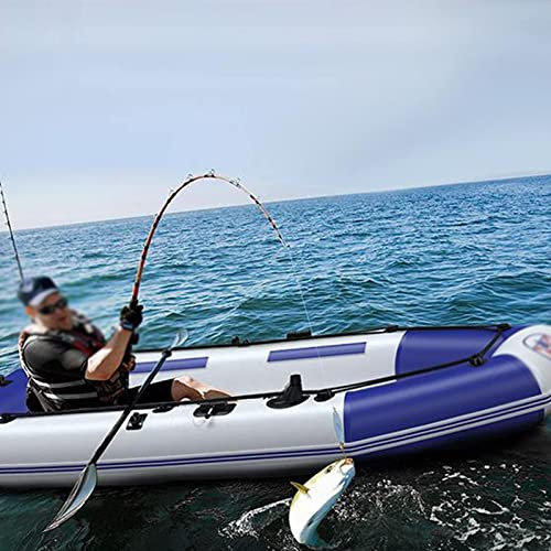 WolFum Großes Schlauchboot-Floß-Set, Schlauchboot, Ruderboote für Erwachsene, Schlauchboot, Kajak, Kanu, Angeln, reißfest, faltbar, treibendes Boot, A, 1,75 m