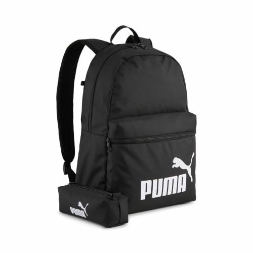 PUMA PUMA PHASE Backpack Set, Zaini classici Unisex - Adulto, PUMA Black, OSFA