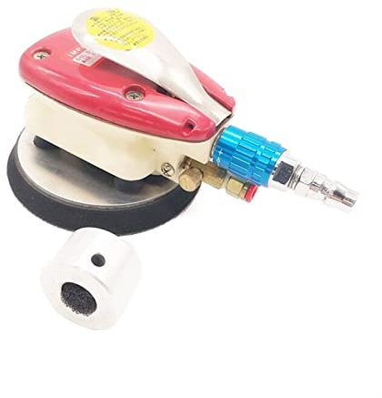 Nasspoliermaschine, 5 Zoll Runde Pneumatische Wassermühle Wasser Injektion Scheibe Sandpapier Maschine Stein Sander-Poliermaschine
