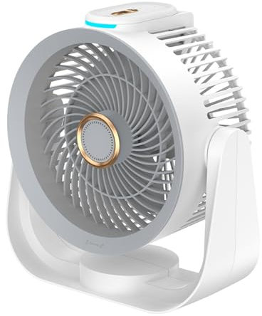 KUAIYIJU Ventola di raffreddamento leggera Ventilatore da tavolo Piccolo ventilatore elettrico Ventilatore da tavolo Potente ventilatore da scrivania adatto per uso interno