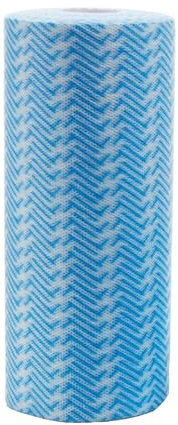 Peachicha J Cloth Rolls Dish Cloths Dish Towels All Purpose Kitchen Cleaning Cloth, 1 Rolls, Blue, Total 100 Pcs