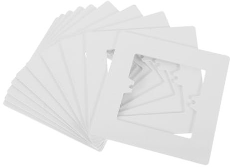 Angoily 10piezas Cubiertas Protectoras Para Interruptores Decorativas Unidades Pvc Para Enchufes De Pared Fácil De Instalar