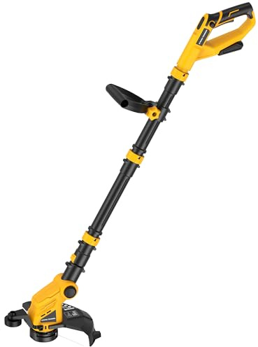 Kabelloser Unkrautvernichter, kompatibel mit 20-V-Max-Akku, 3-in-1-Unkrautschneider mit automatischer Fadenzufuhr, 12-Zoll-Elektro-Fadentrimmer/Unkrautvernichter/Unkrautvernichter für Rasen und G