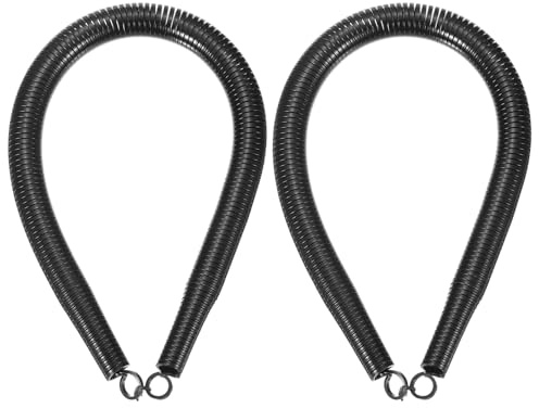 sourcing map 2 piegatubi a molla in PVC, diametro esterno 21 mm, lunghezza 520 mm, molla piegatubi per tubi in casa idroelettrica, nero