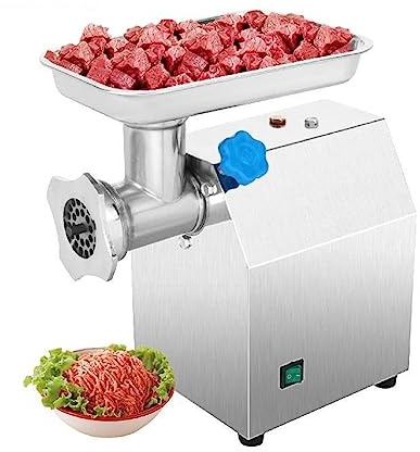 Heavy Duty Electric Meat Mincer Grinder - 122Kg/H Portable Sausage Stuffer & Food Processor for Home Use