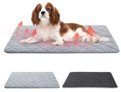 Snocyo Weicher Hundematte，Wärmendes Hundedecke & Katzenkissen, 75 x 50 cm, M, weiche Polsterung, maschinenwaschbar,rutschfest,multifunktional