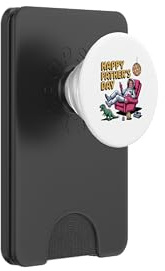 Happy Father's Day Time Travel Modalità papà attivato PopSockets PopWallet per MagSafe