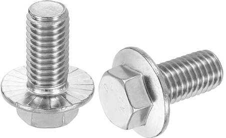 QUARKZMAN 5 Pezzi M10-1.5 X 20mm Bullone Esagonale Metrico Filettatura Completa DIN 6921 Bulloni Viti Esagonali Acciaio Inossidabile 304 Trattamento Di Passivazione Argento