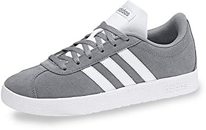 adidas Vl Court 2.0 K, Unisex Kid's Fitness Shoes, Grey Gris 000, 10.5k UK (28.5 EU)