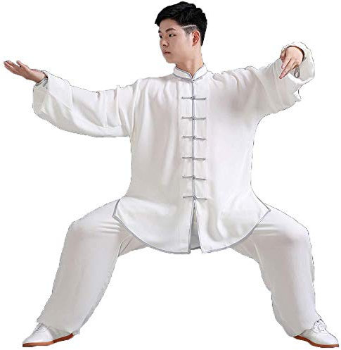 JTKDL Tai Chi Kleidung Männer Frauen Tai Chi Uniform Kung Fu Kleidung Martial Arts Kleidung Gruppe Performance Kleidung,C-XS