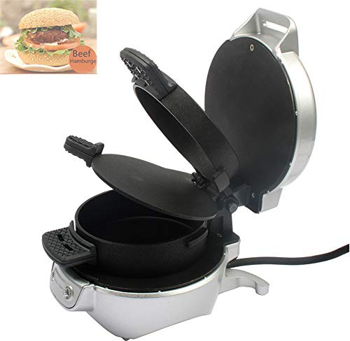 LJJ Hamburger Maker, Breakfast Sandwich Maker 3 en 1, Presse pour Grill électrique, Cuisson Non-bâton Revêtement