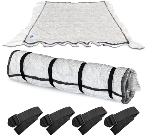 Vakuumbeutel für Queen/Full-Size-Matratzen für Umzug und Aufbewahrung, Memory-Schaum- und Latex-Matratzen-Aufbewahrungsbeutel in Queen- und Full-Size für Matratzen bis zu 35,6 cm