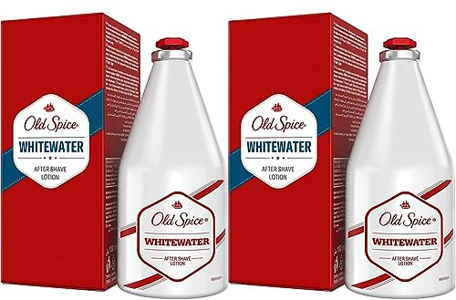 Old Spice Whitewater After Shave Lotion | kühlendes Aftershave für Männer, 100ml (Packung mit 2)