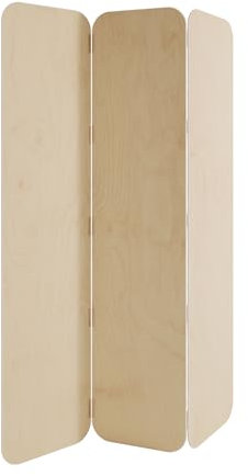 HEALANCY Paravent Raumteiler 3teilig Raumtrenner Premium QUALITÄT 100% Holz Raumtrenner Trennwand Wohnung Room Divider Spanische Wand Deko Modern Sichtschutz