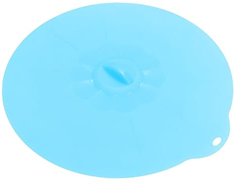 BEBEMOKO Microwave Lid Cover for Food Extra Large Round Silicone Lid Sealing Food Grade