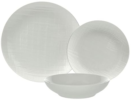 Tognana Victoria 18 delars middagsservis för 6 personer, porslin, Vit