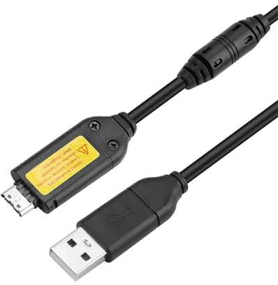 Cable de datos para cámara digital, cable USB de sincronización de datos, cable SUC compatible con Samsung CL80 ES55 ES60 ES63 ES65 ES67 ES70 ES71 ES73 ES74 ES75 ES78 EX1 HZ10W HZ15W HZ5W HZ30W EX1