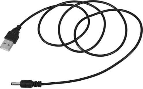 Holibanna 2pcs Black USB to Dc Power Charging Cable with Excellent Transmission Performance and Dc Power Conversion Copper and Pvc Material Compatible with Bluetooth Speakers