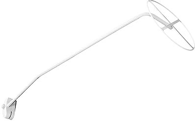 Biudeco Soporte Mosquitera Cuna Bebé Blanco De Acero para Cama Infantil Ajustable Y Resistente Accesorio PráCtico para Dormitorio Y Cunas EstáNdar