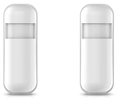 Détecteur de Mouvement 2Pack - Nécessaire pour l'utilisation de Notre système d'alarme de sécurité Domestique Intelligent