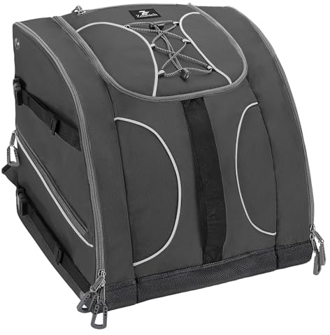 ZOUNICH Bolsa para Botas de esquí con Compartimento para Casco y Botas, Mochila Esqui de 55 litros, Mochila Ski Resistente al Agua, Adultos Unisex