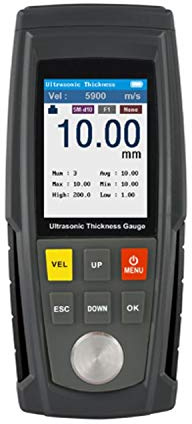 Spessimetro Vernice, Calibro di spessore ultrasonico WT130A, Attrezzature Ndt for pipa, Ultrasonic Testing for Acciaio 1~300 millimetri con 1500 Gruppi Data Storage