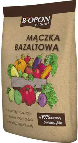 Farina di basalto per piante 4kg - concime e ammendante polvere - orto giardino