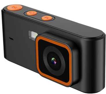 Horett Appareil Photo Numérique Rétro 12 MP 1080P avec Mise au Point Automatique AF, écran de 1,47 Pouces, 8 Filtres, Mode Rafale, Transfert OTG, Batterie 600 MAh pour Les Moments