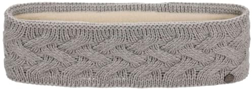 Lierys Fauske Pannband by Damer/Herrar - Made in Germany öronvärmare öronband öronmuff med foder, foder höst-vinter Vinter - One Size ljusgrå